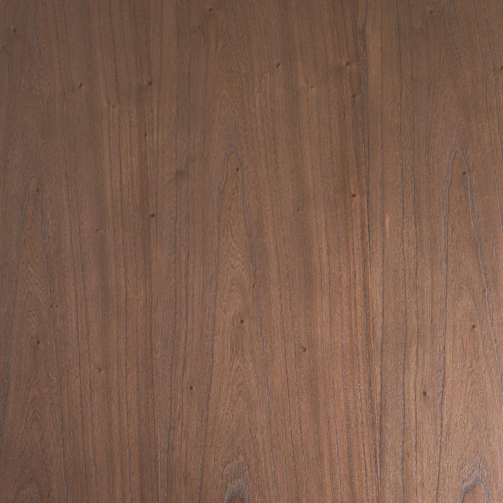 Mercana Sohan Dark Brown Elm Wood Oblong Desk