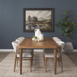 Mercana Suvan Light Brown Rectangular Oak Wood Dining Table