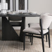 Mercana Tarro Wood w/ Geometrical Base Dining Table