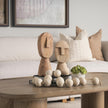 Mercana Ivan Wooden Head Sculpture