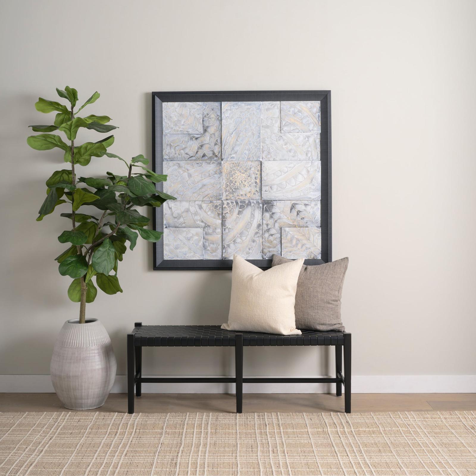 Mercana Jacklyn Linen Square Decorative Pillow Cover