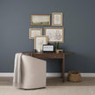Mercana Sohan Dark Brown Elm Wood Oblong Desk