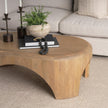 Mercana Shima Wood W/Arched Legs Coffee Table