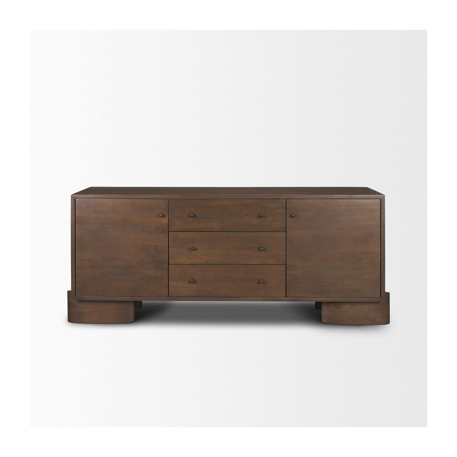 Mercana Jonan 2 Door 3 Drawer Sideboard