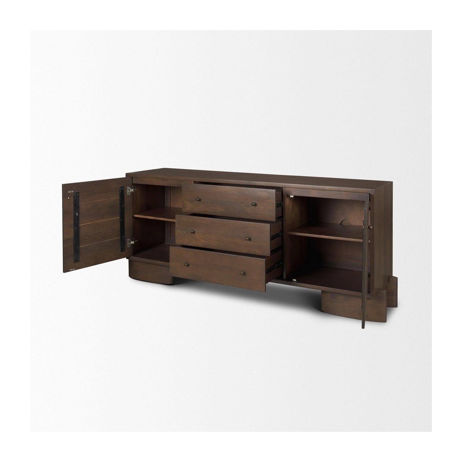 Mercana Jonan 2 Door 3 Drawer Sideboard