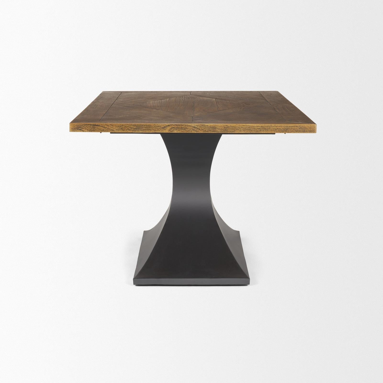 Mercana Maxton Gunmetal Base Dining Table
