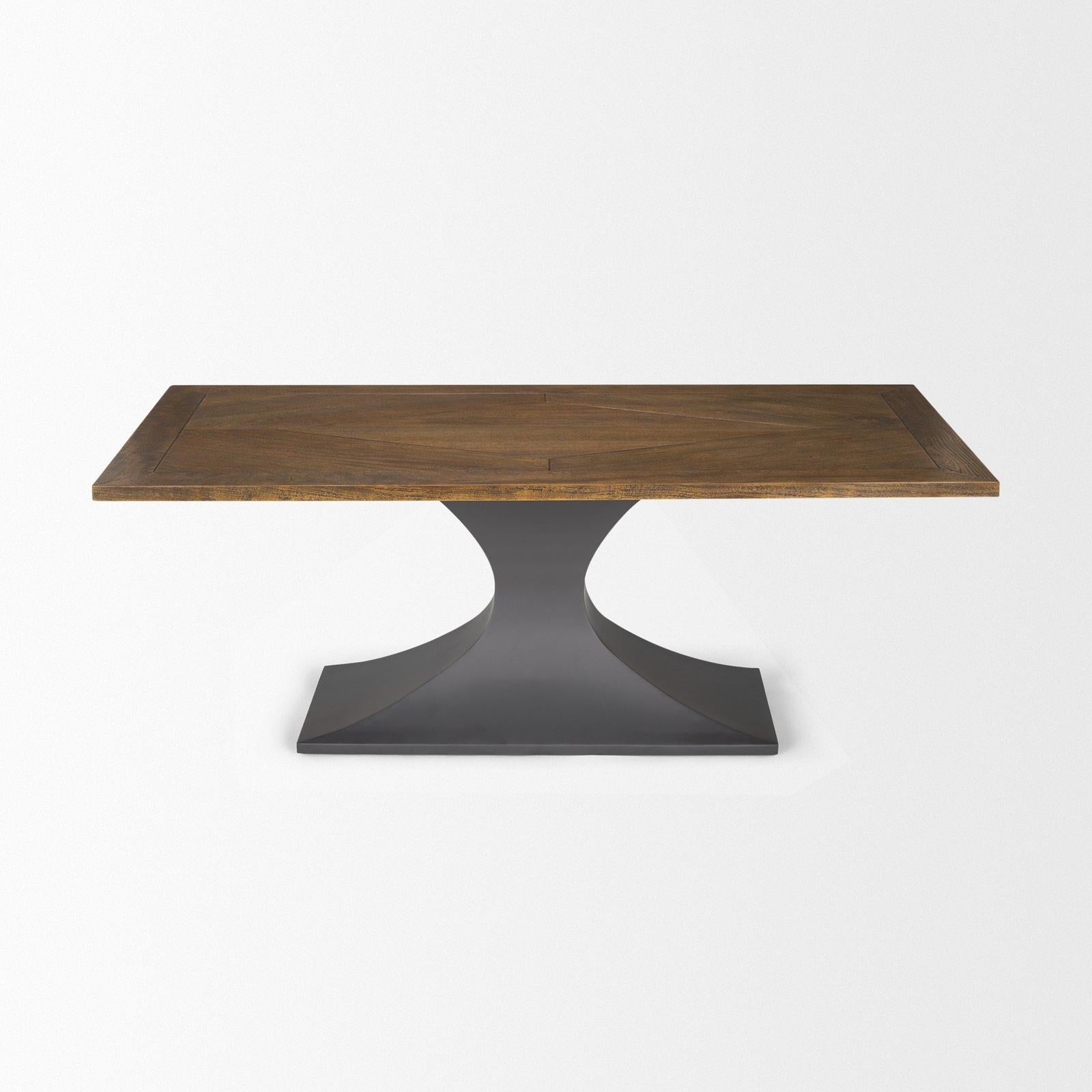 Mercana Maxton Gunmetal Base Dining Table