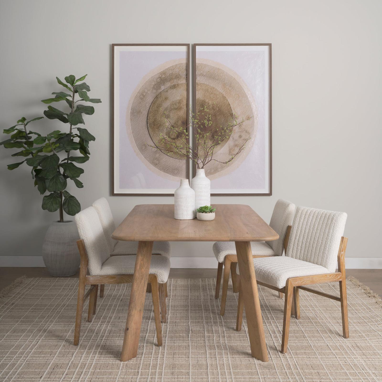 Mercana Welborn  Wood Rectangular Dining Table