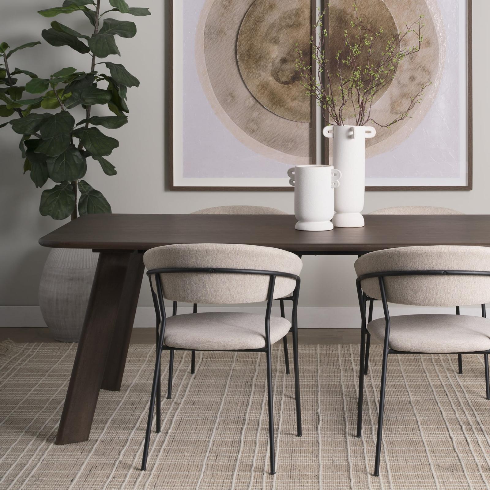 Mercana Welborn  Wood Rectangular Dining Table