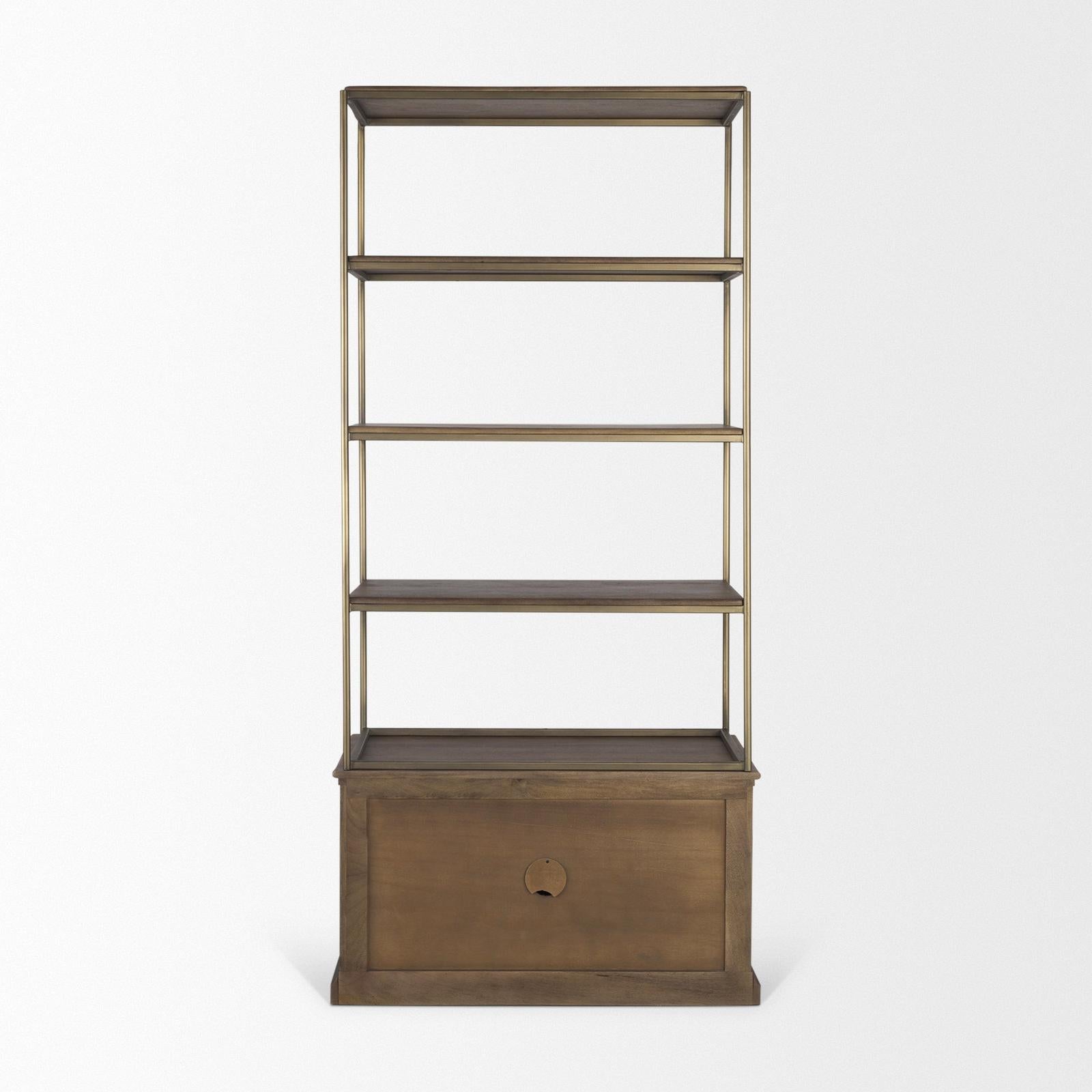 Mercana Baron Open 2-Door Shelving Unit