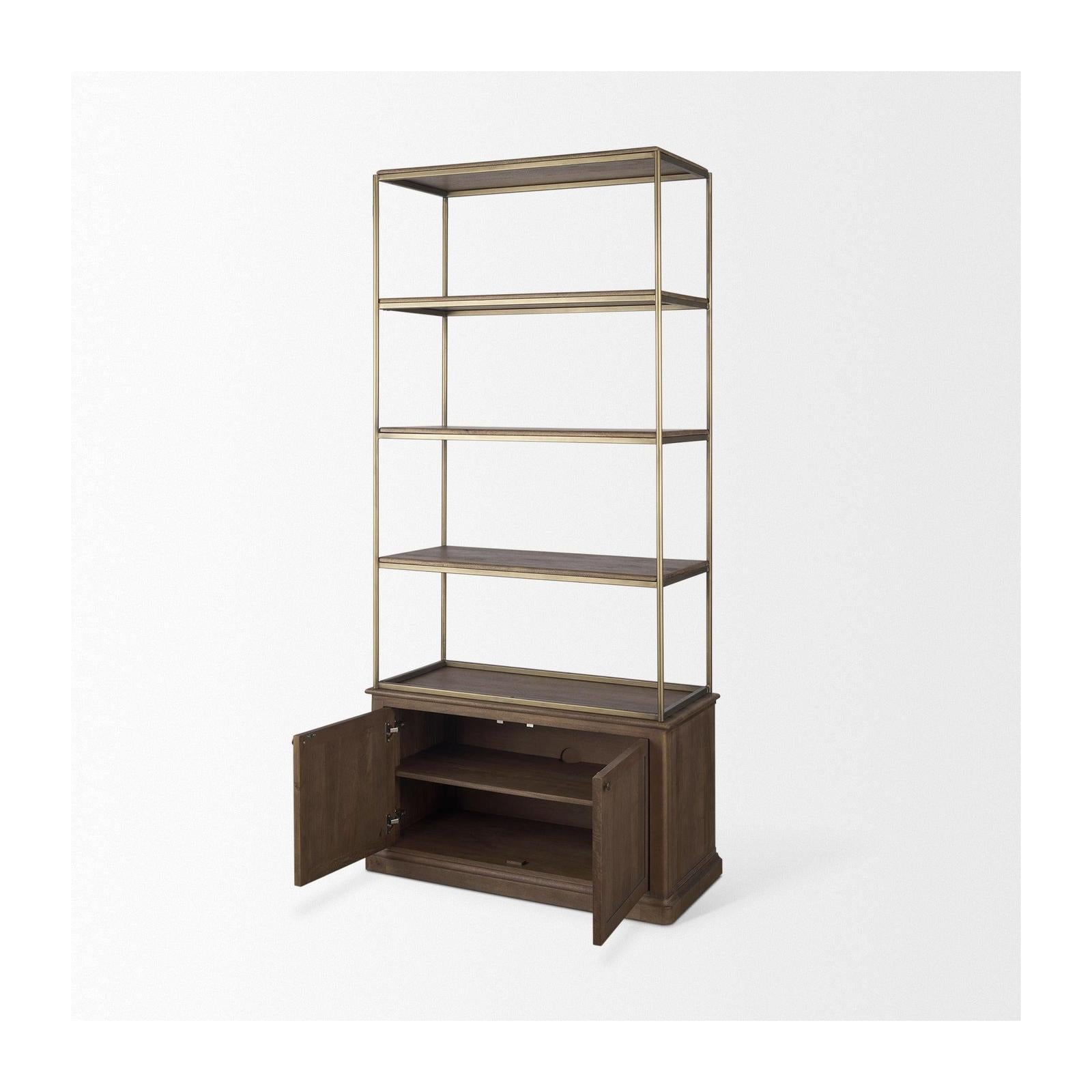 Mercana Baron Open 2-Door Shelving Unit