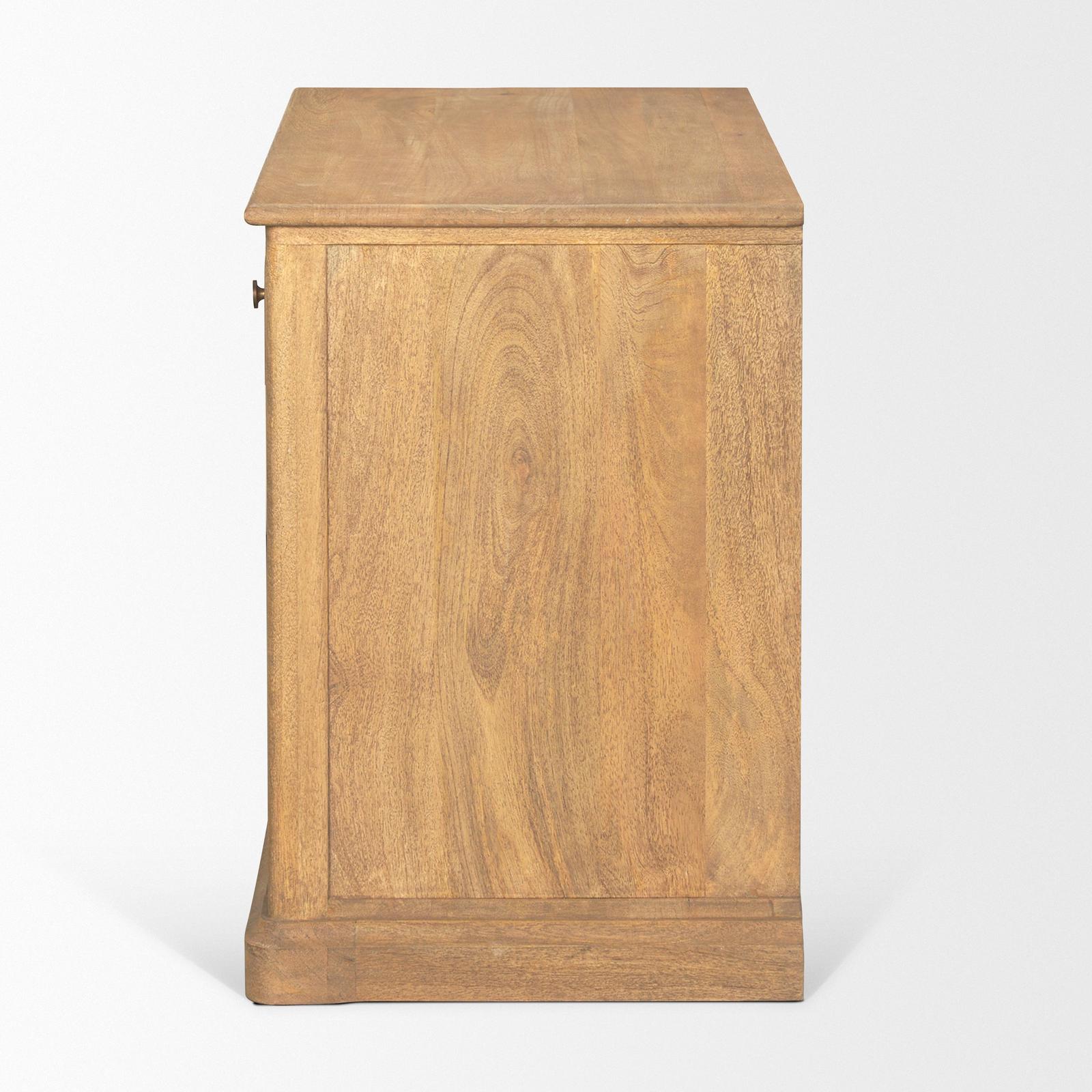 Mercana Baron Solid Wood 2-Door Accent Cabinet
