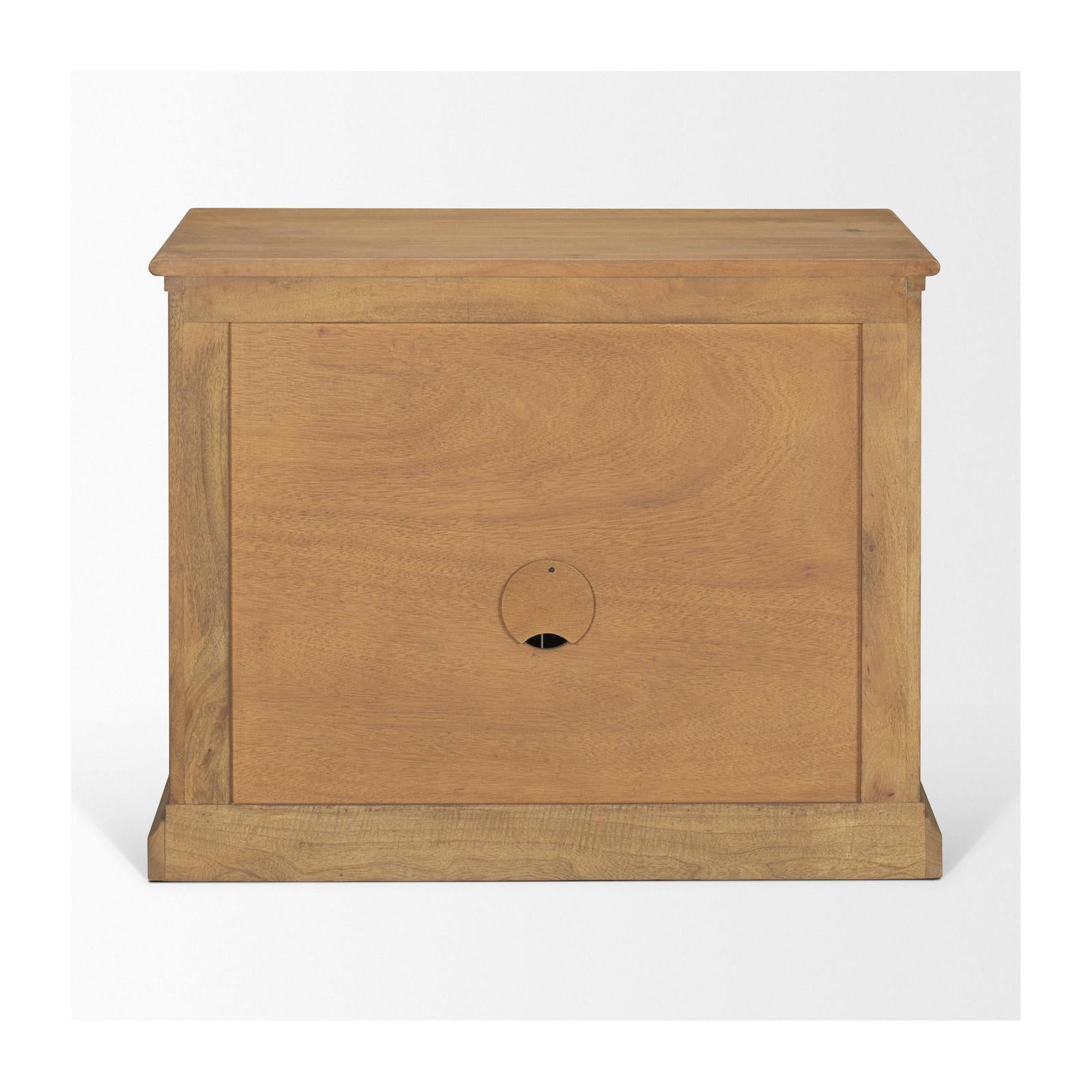 Mercana Baron Solid Wood 2-Door Accent Cabinet