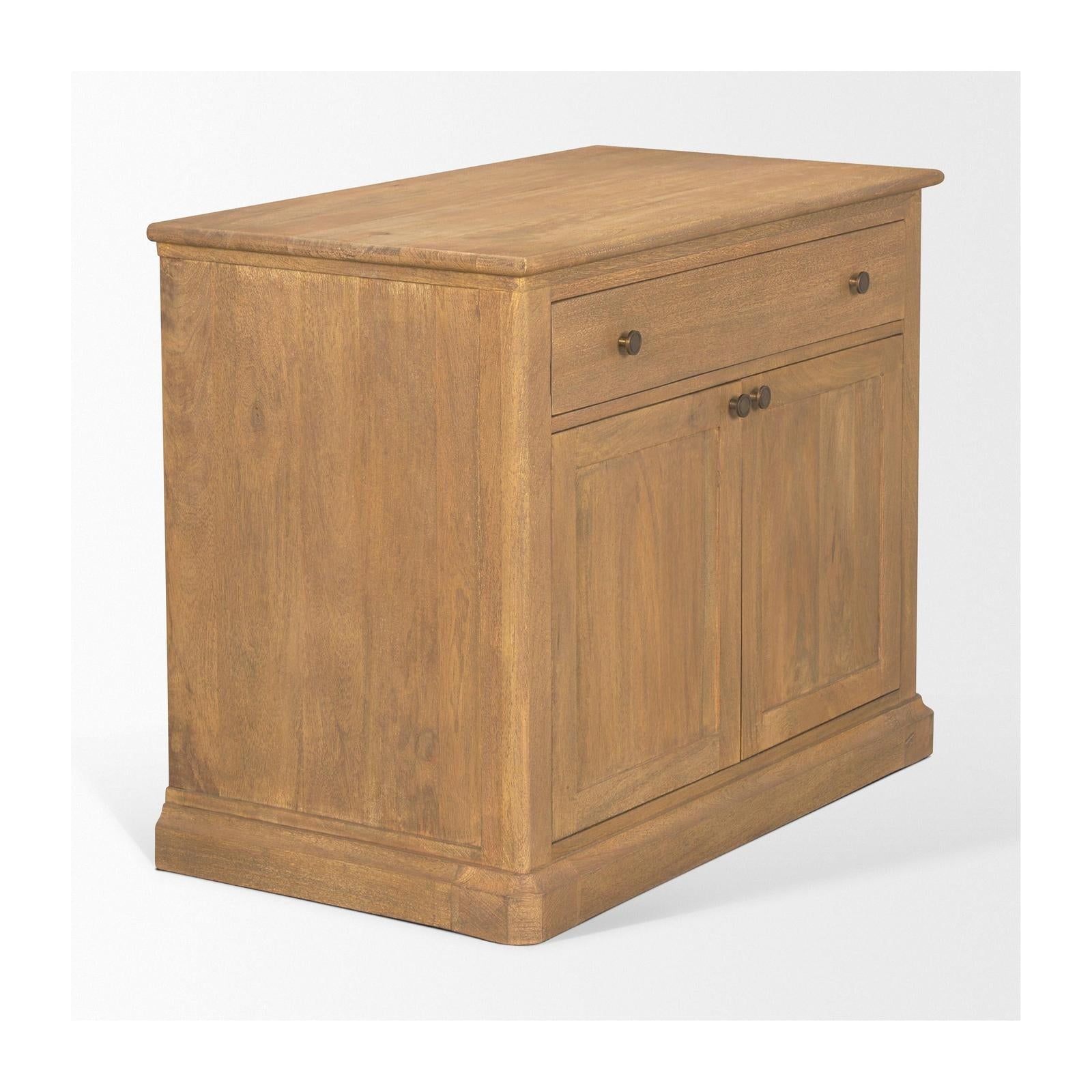 Mercana Baron Solid Wood 2-Door Accent Cabinet