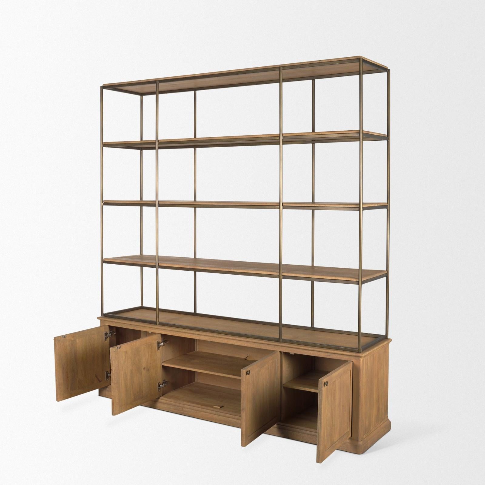 Mercana Baron Open 4-Door Shelving Unit