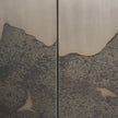 Mercana Roxdale Acid Washed Iron Metal Accent Cabinet