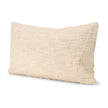 Mercana Jacory Cream Checker Textured Decorative Pillow Cover