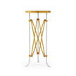 Jonathan Charles S. Rnd Antique Glass Vanity Table ( 500180-BSG-GAM )