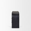 Mercana Gehry Black Metal Frame w/Wood Accent 4 Cabinet Door Two Drawer Sideboard