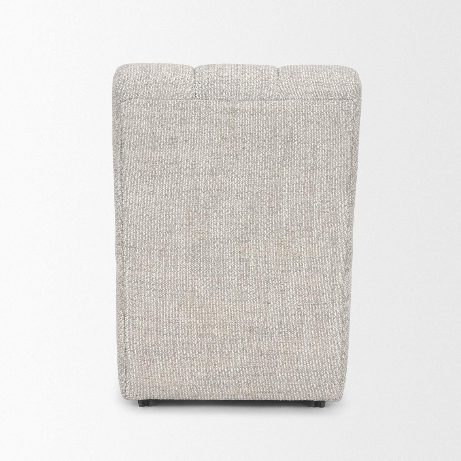 Mercana Wilkins Gray Performance Fabric Upholstered Dining Chair