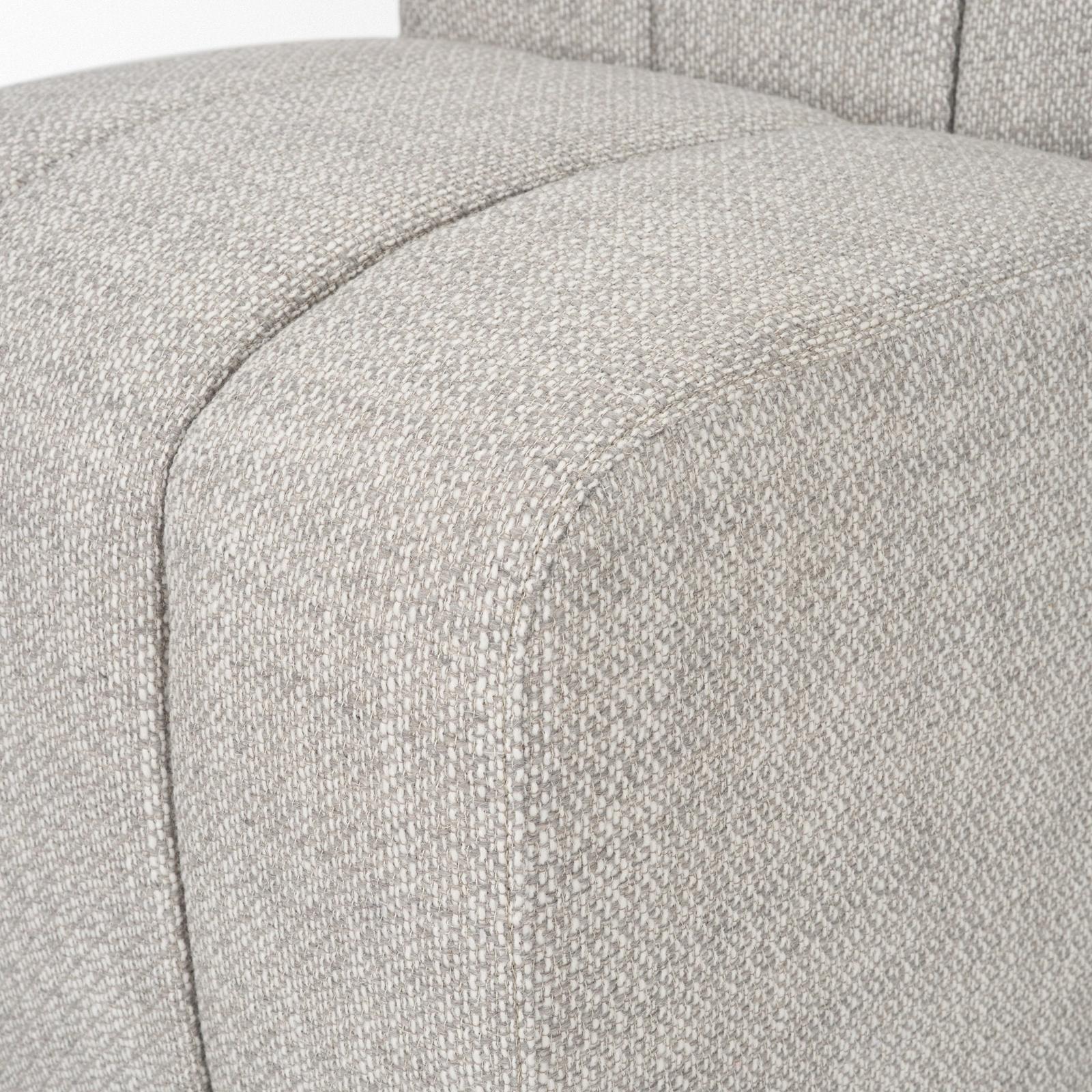 Mercana Wilkins Gray Performance Fabric Upholstered Dining Chair
