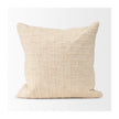 Mercana Jacory Cream Checker Textured Decorative Pillow Cover