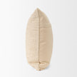 Mercana Jacory Cream Checker Textured Decorative Pillow Cover
