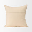 Mercana Jaela Beige and Black Striped Checkered Decorative Pillow Cover