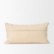 Mercana Jaela Beige and Black Striped Checkered Decorative Pillow Cover