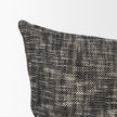 Mercana Jalia Cream and Black Cotton Decorative Lumbar Cover
