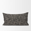 Mercana Jalia Cream and Black Cotton Decorative Lumbar Cover