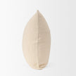 Mercana Jenner Cream Cotton-Linen Blend Decorative Square Pillow Cover