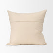 Mercana Jenner Cream Cotton-Linen Blend Decorative Square Pillow Cover