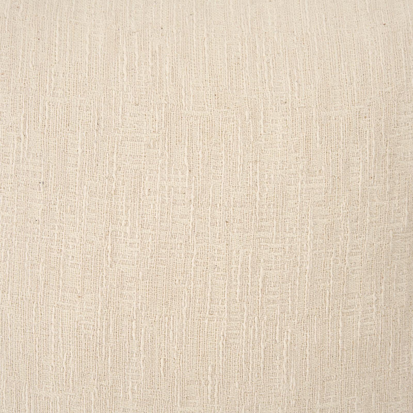 Mercana Jenner Cream Cotton-Linen Blend Decorative Square Pillow Cover
