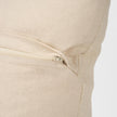 Mercana Jenner Cream Cotton-Linen Blend Decorative Square Pillow Cover
