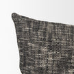 Mercana Jalia Cream and Black Cotton Decorative Lumbar Cover