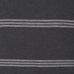 Mercana Jayme Gray and White Striped Cotton Decorative Lumbar Pillow Cover