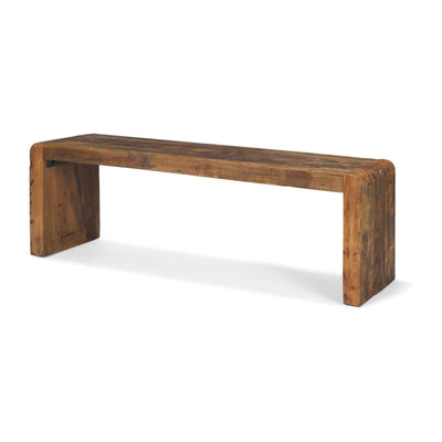 Mercana Estelle Rustic Brown Reclaimed Wood Bench