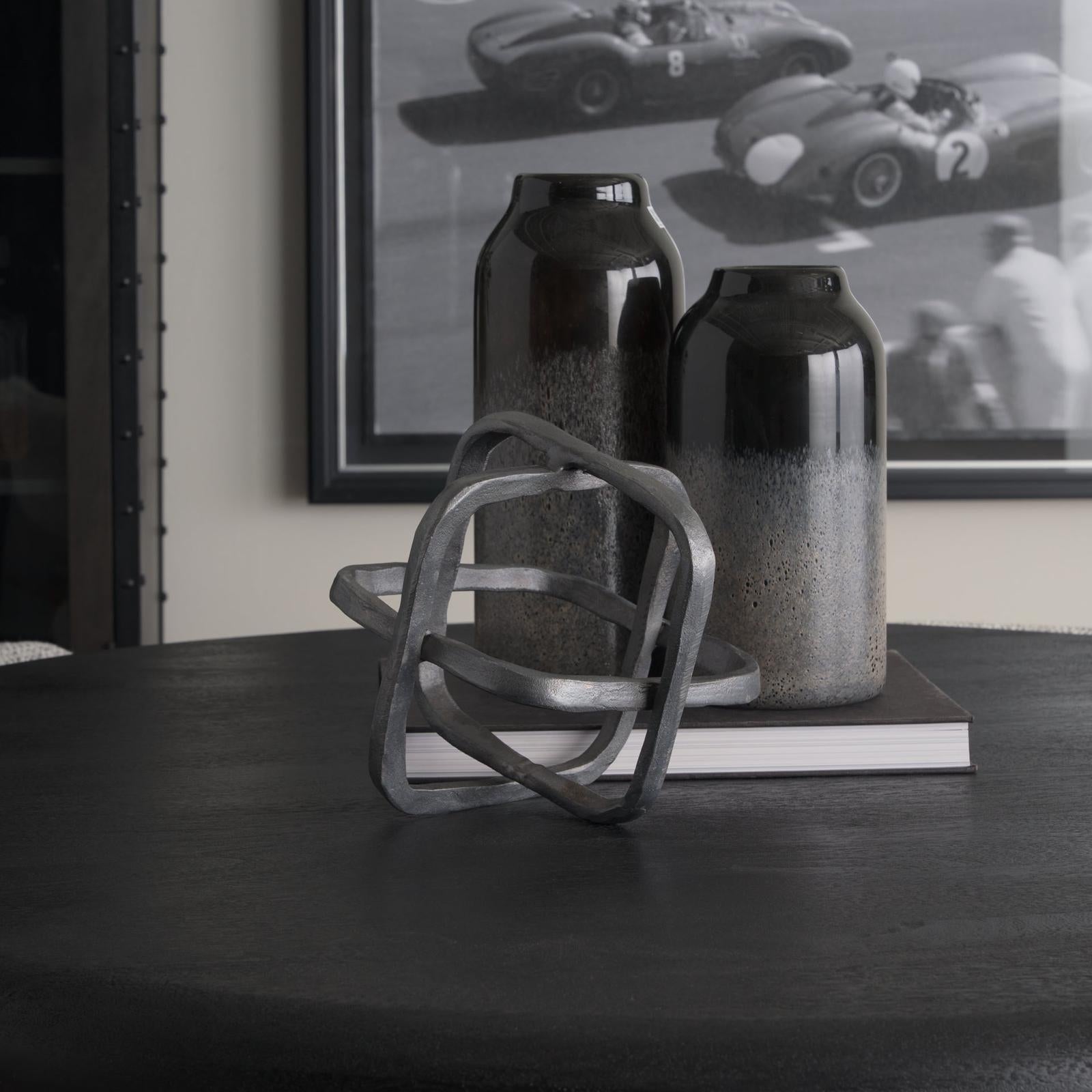 Mercana Willem Metal Open Cube Decor Object Clearance