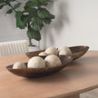 Mercana Karmen Gold Hammered Oversized Bowls- Set of 2 Clearance