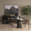 Mercana Radu Matte Black Metal Bull Decorative Object