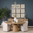 Mercana Selma Wood Bead and Metal Chandelier Clearance