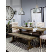 Mercana Mackenzie Plush Linen Covering Ash Solid Wood Base Dining Chair Clearance