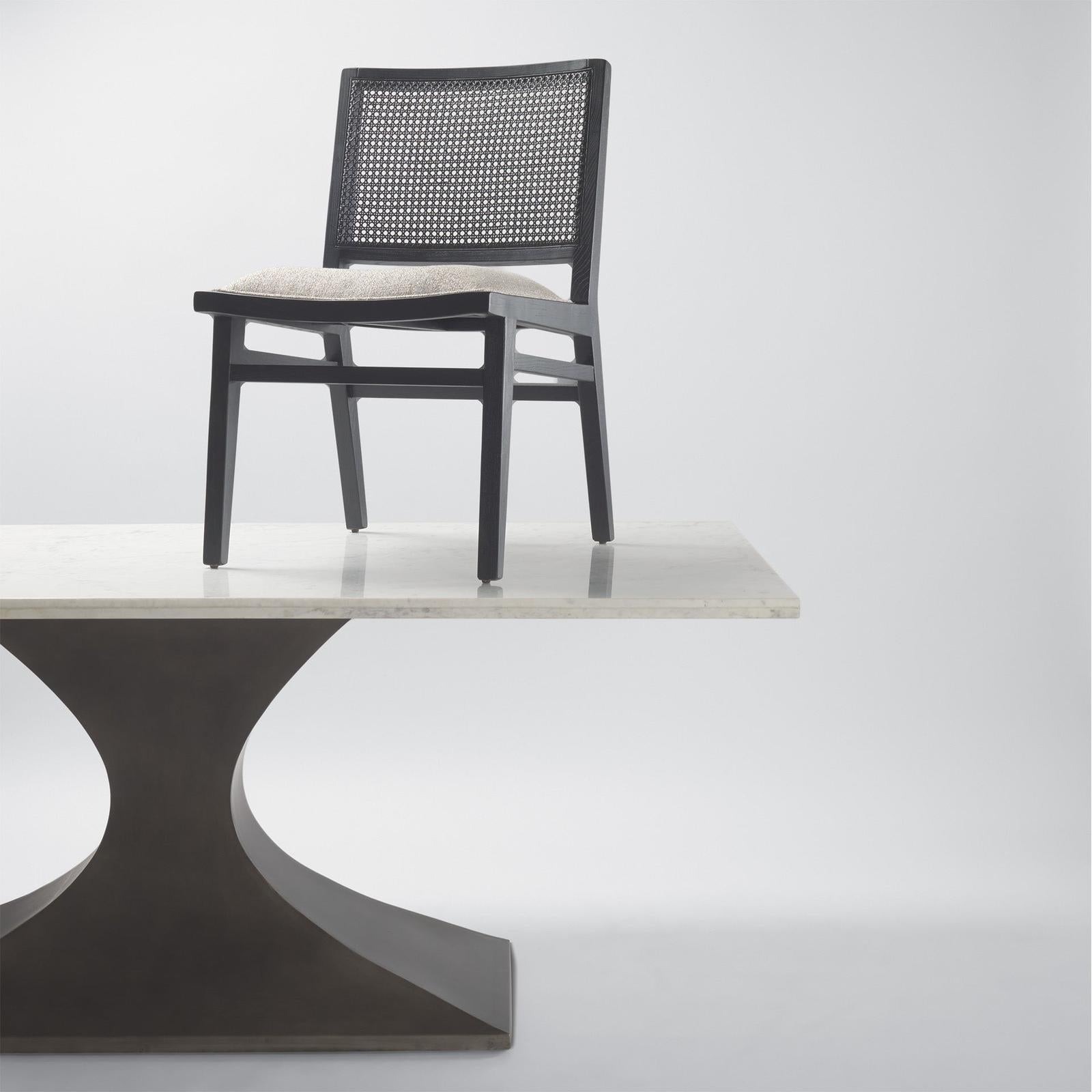 Mercana Wynn Beige Fabric Wood Dining Chair