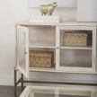 Mercana Arelius Glass Doors Accent Cabinet