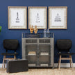 Mercana Haden Brown Solid Wood Base Dining Chair