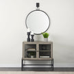 Mercana Arelius Glass Doors Accent Cabinet