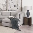 Mercana Bianca Wood w/ Marble Round Accent Table