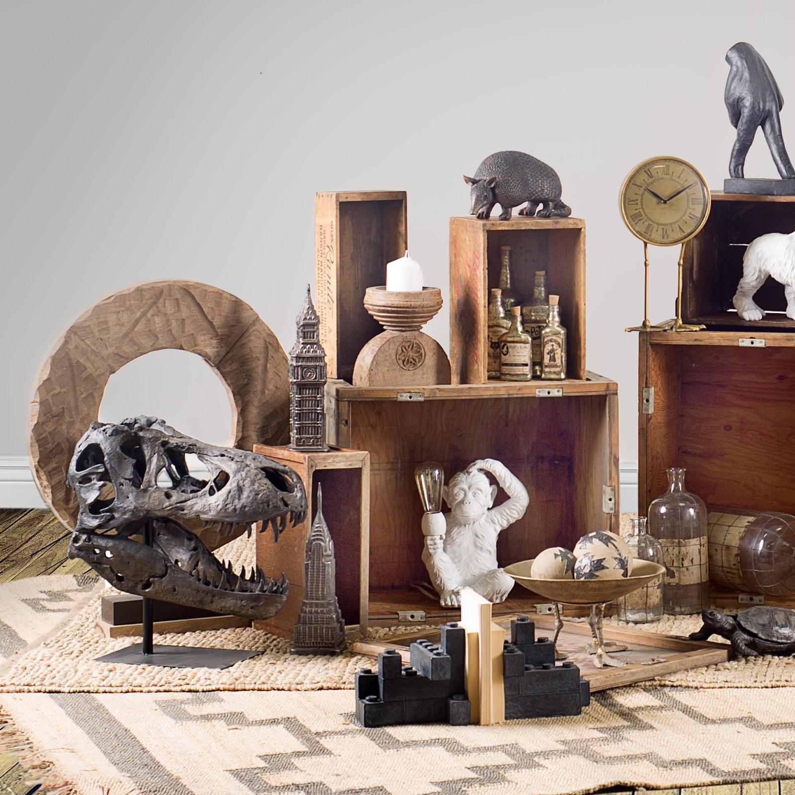 Mercana Simia White Resin Playful Monkey Table Lamp Clearance