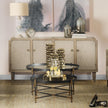 Mercana Henley Small Bronze Metal Decorative Table Candle Holder Clearance